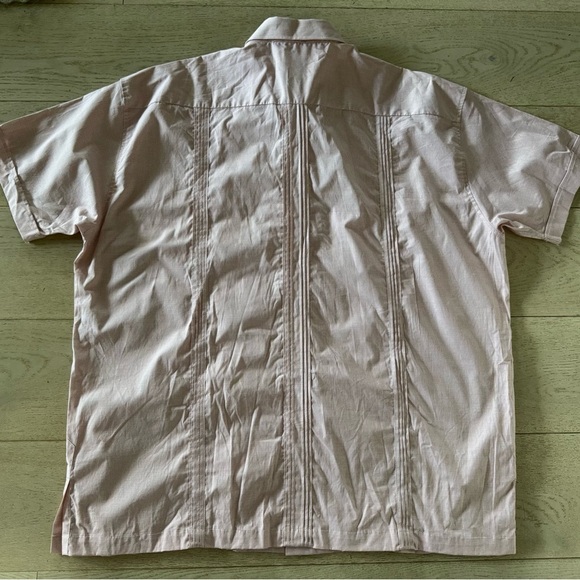 NWT San Cristobal Classic Guayabera, Burnt Orange, XL - Picture 8 of 14